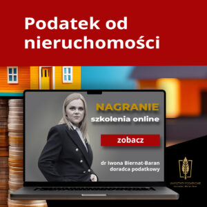 Szkolenie Podatek od nieruchomości - nagranie