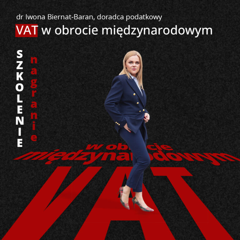Szkolenie VAT w obrocie międzynarodowym – nagranie