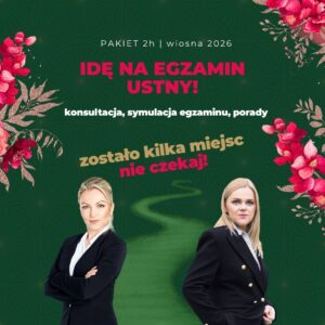 Konsultacja - Idę na egzamin ustny! (ograniczona liczba miejsc - zapisy przed zakupem!)