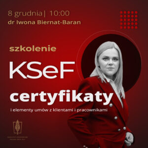 Szkolenie KSeF: certyfikaty